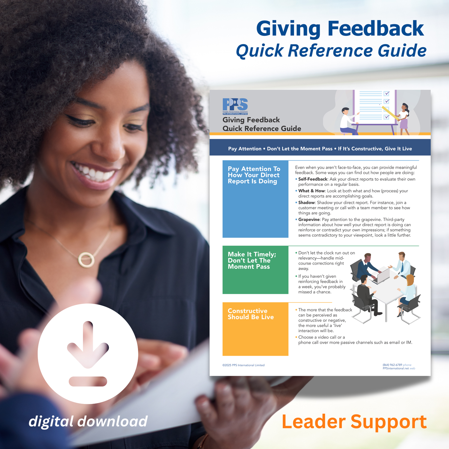 Giving Feedback Reference Guide Download