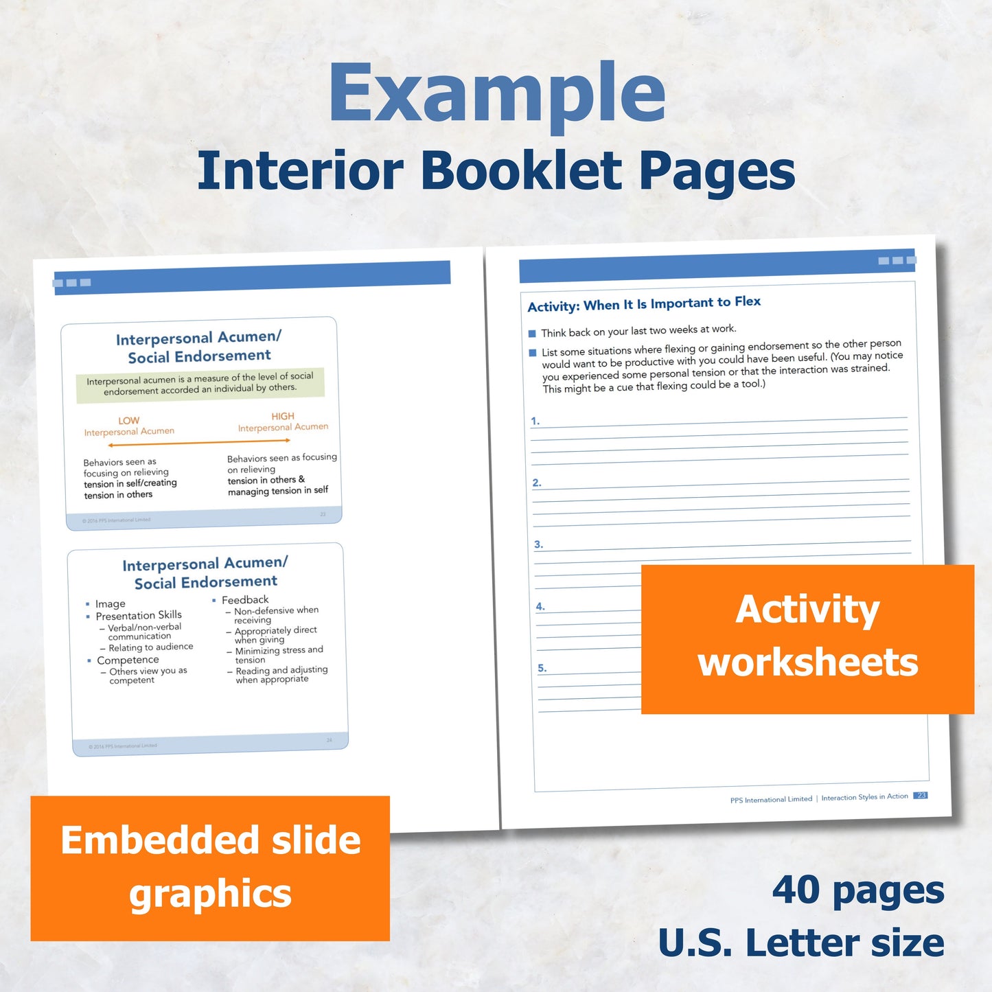 Interaction Styles in Action Half-Day Participant Booklet