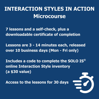 Interaction Styles in Action: A Beginner's Microcourse in Influence