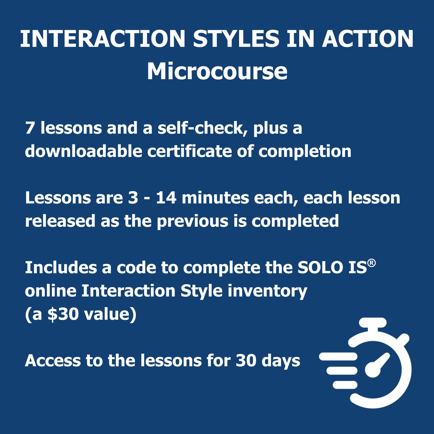 Interaction Styles in Action: A Beginner's Microcourse in Influence