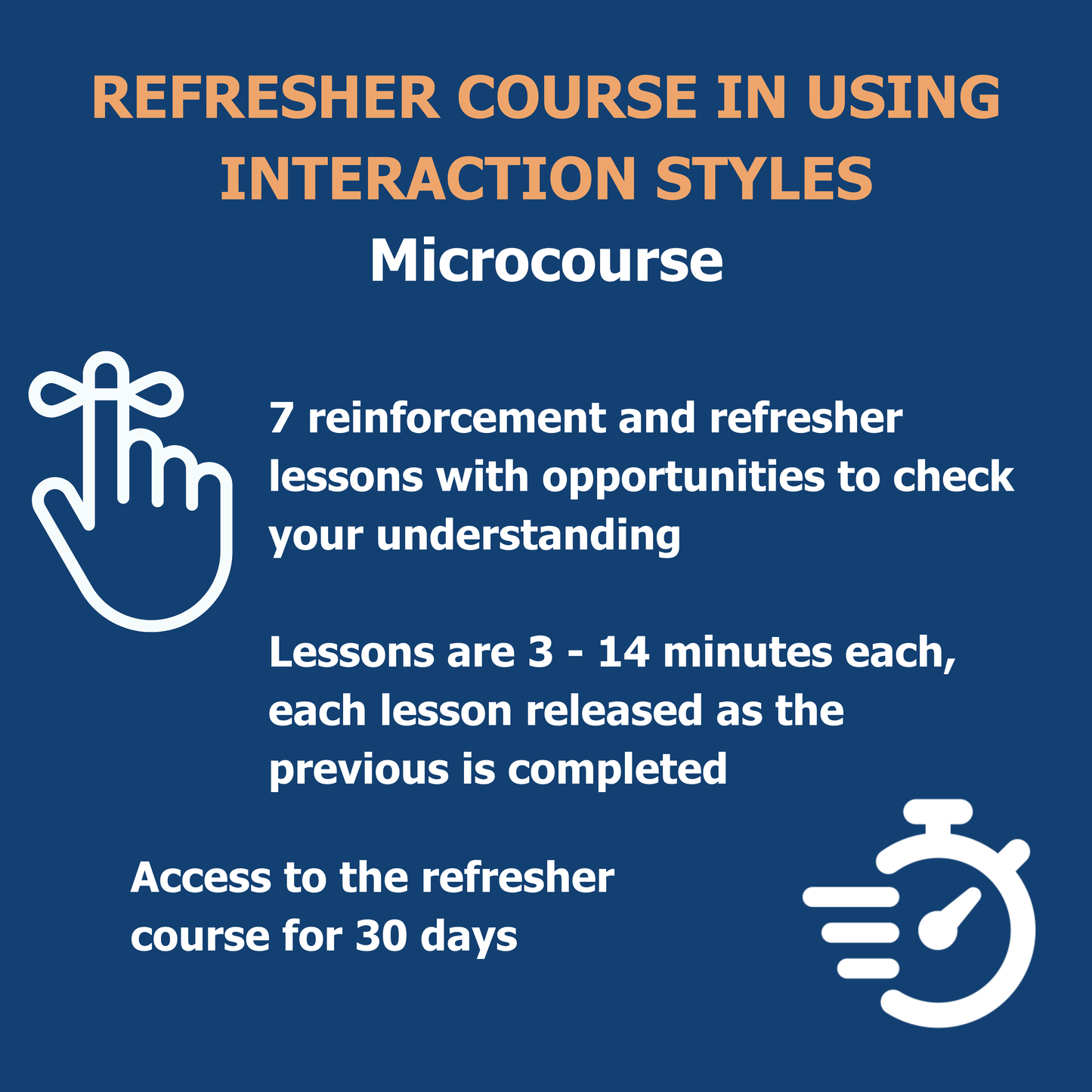 Influencing with Interaction Styles: A Refresher Course in Using Interaction Styles